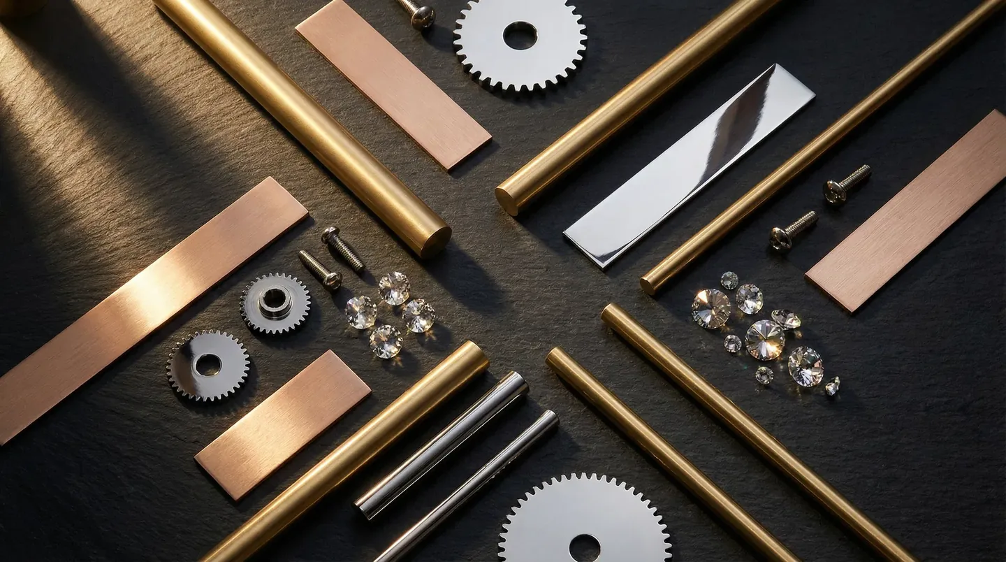 Kakal Brothers materials: brass, S.S. 304 and Swarovski elements