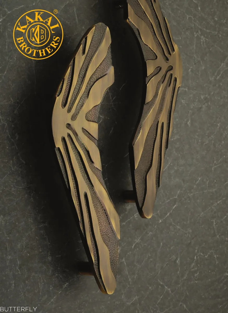 Butterfly main door handle